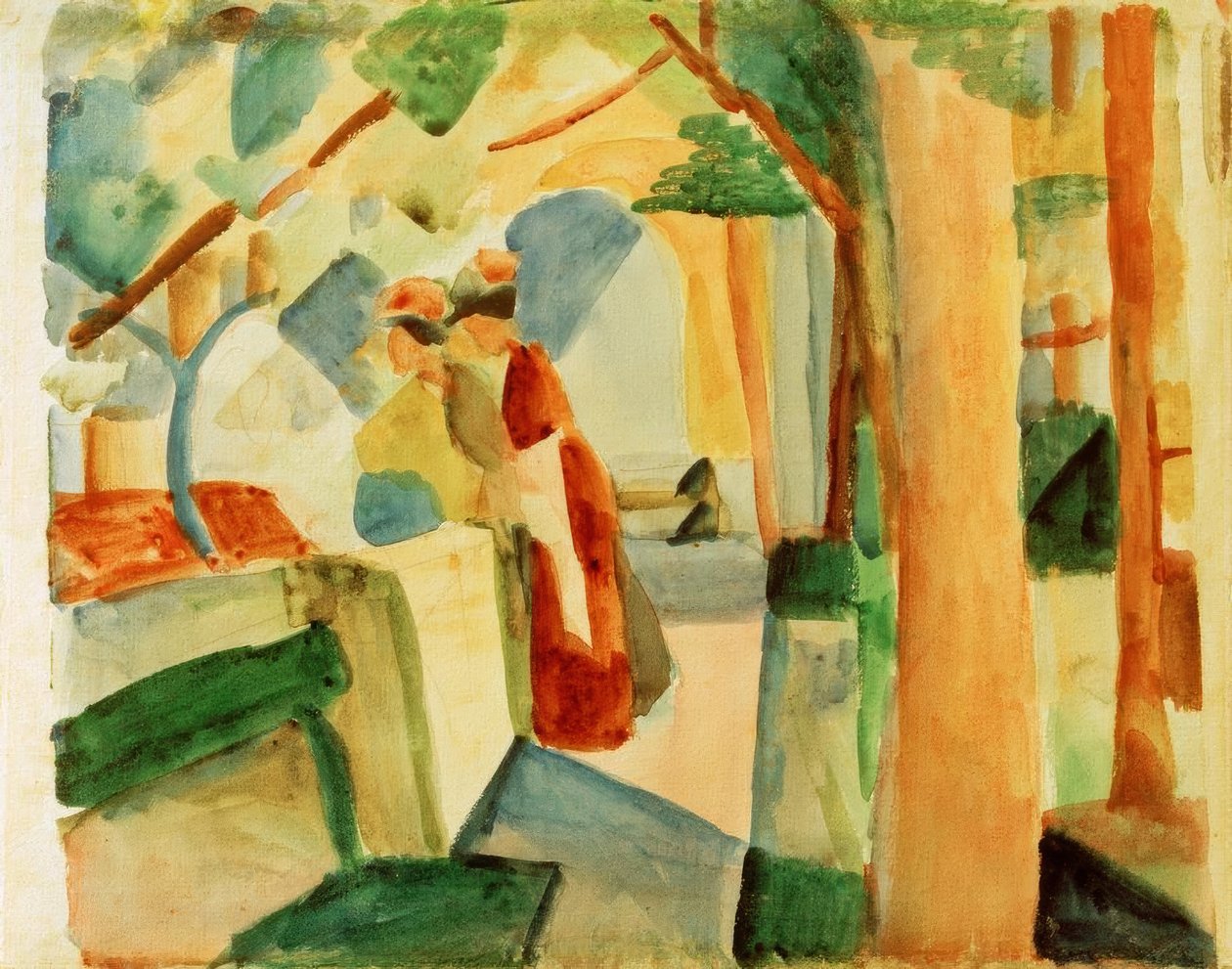 A Thun temetőben alkotó: August Macke