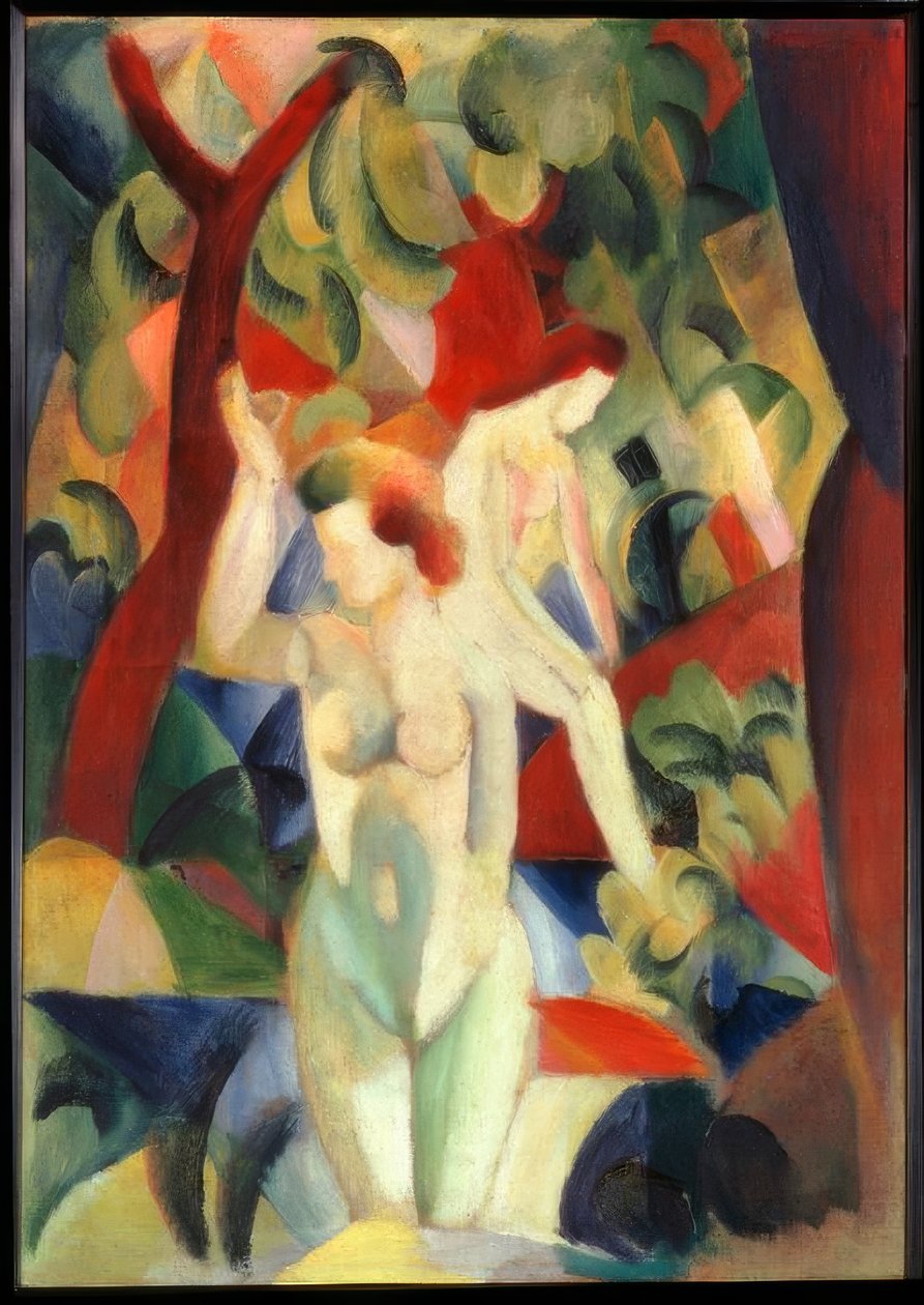 Fürdő nők alkotó: August Macke