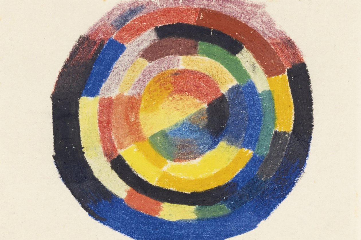 Színes kerék alkotó: August Macke