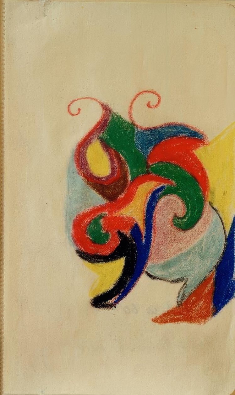 Színes formák II alkotó: August Macke
