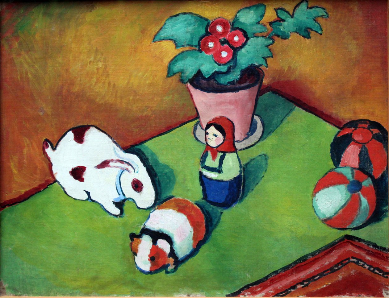 A kis Walter játékai alkotó: August Macke
