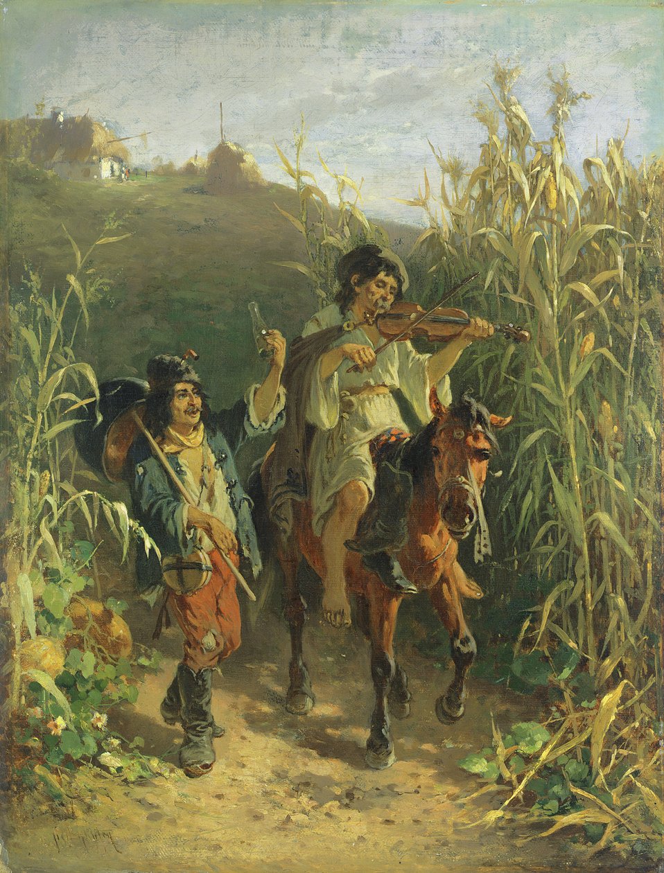 cigányok alkotó: August Xaver Karl von Pettenkofen