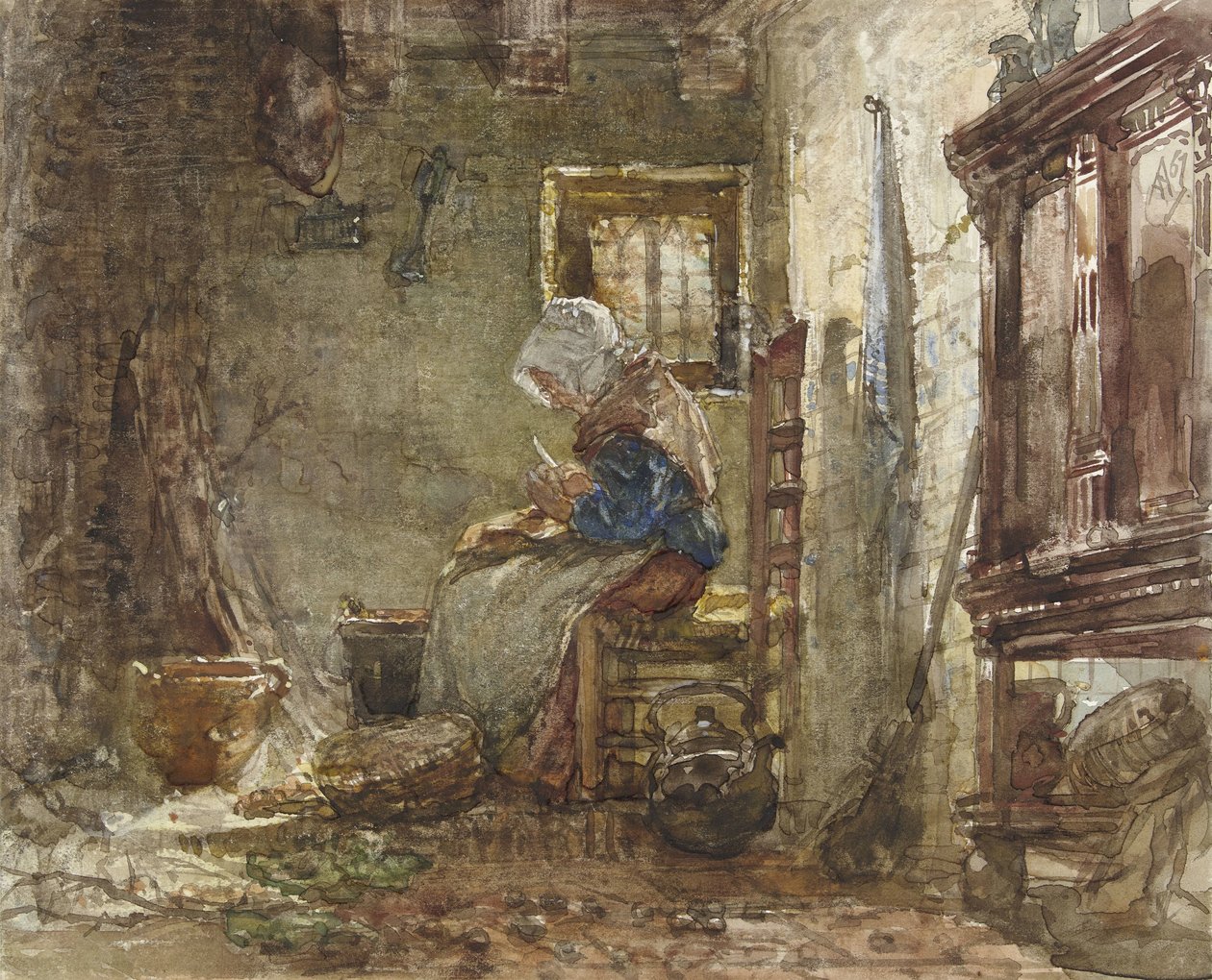 krumplihámozó alkotó: August Allebe