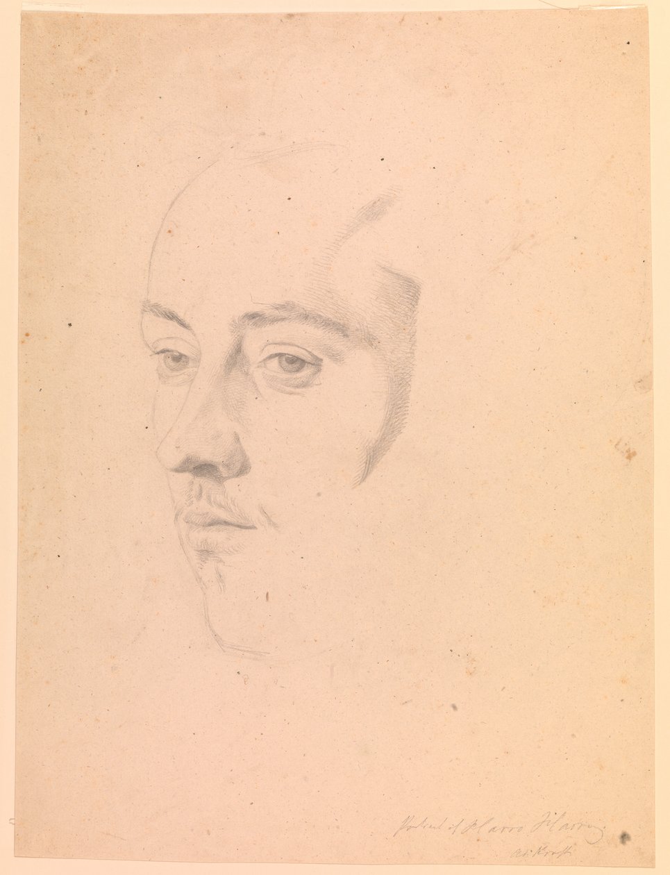 Harro Harring portréja alkotó: August Krafft