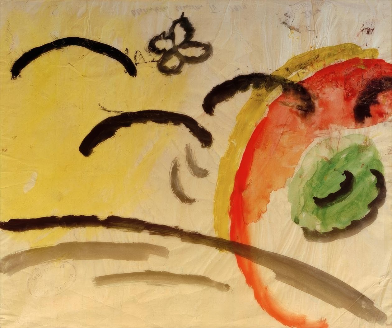 Absztrakt minta IV, design hímzéshez alkotó: August Macke