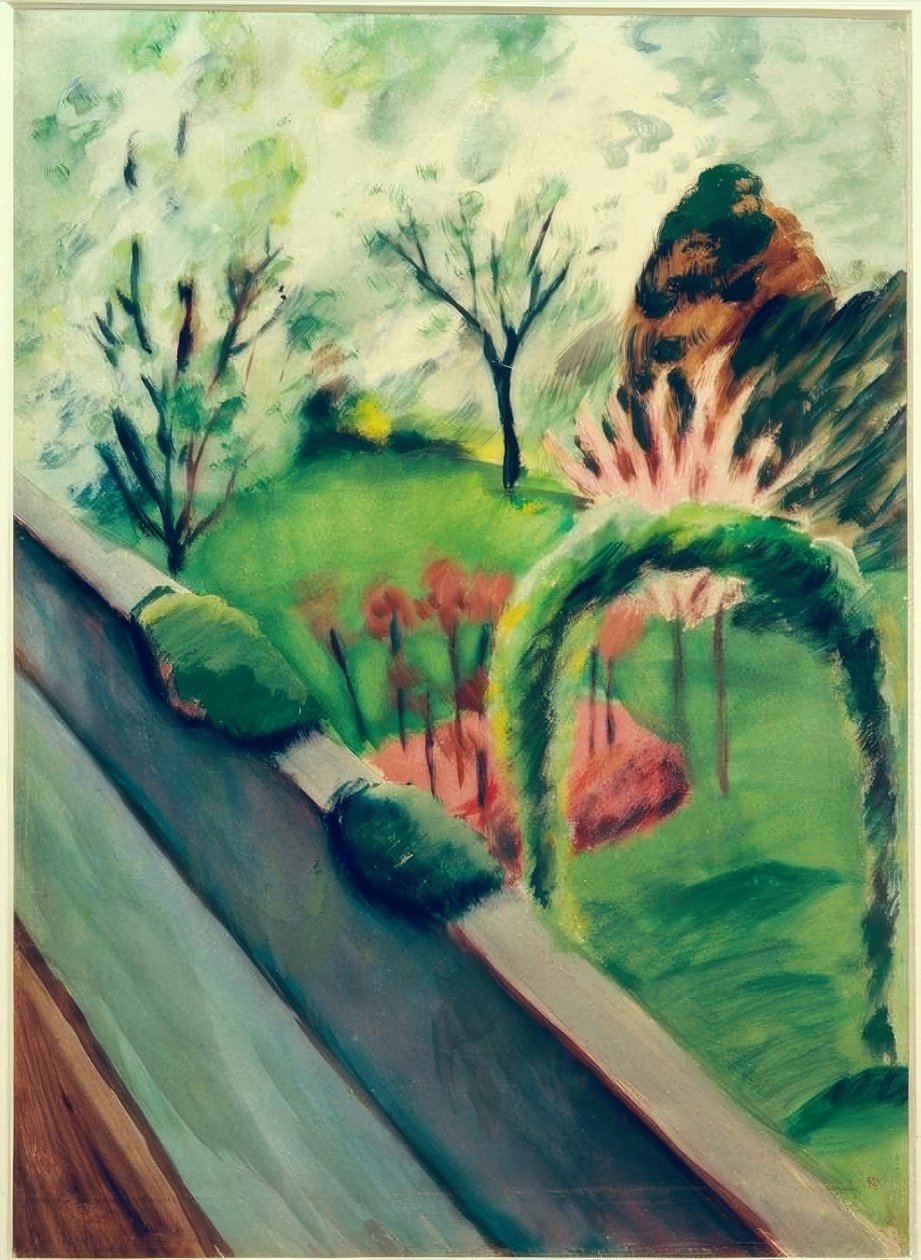 Macke kertje Bonnban alkotó: August Macke
