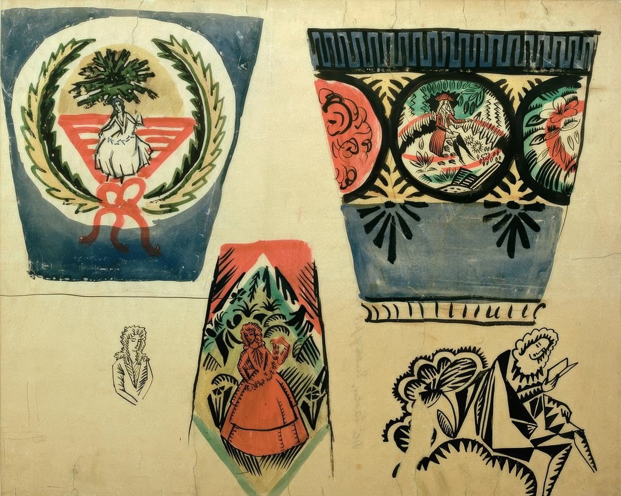 Három váza alkotó: August Macke