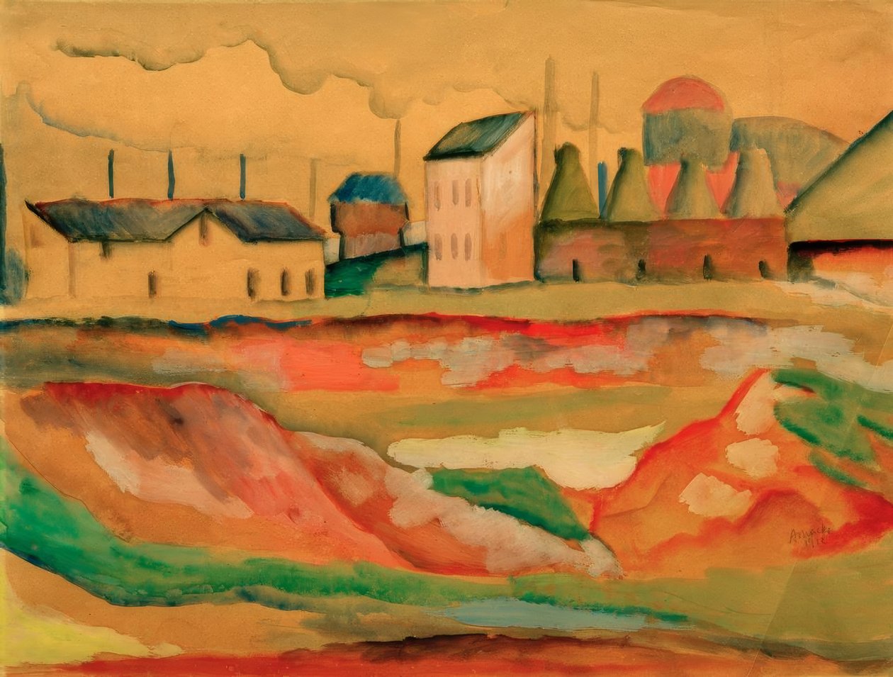 Gyár alkotó: August Macke