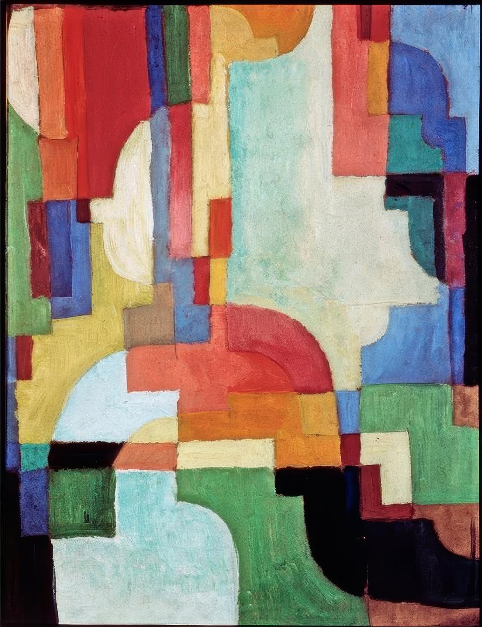 Színes formák I alkotó: August Macke
