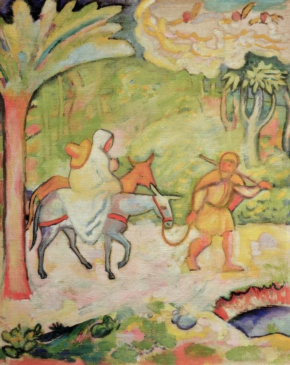 Menekülés Egyiptomba alkotó: August Macke