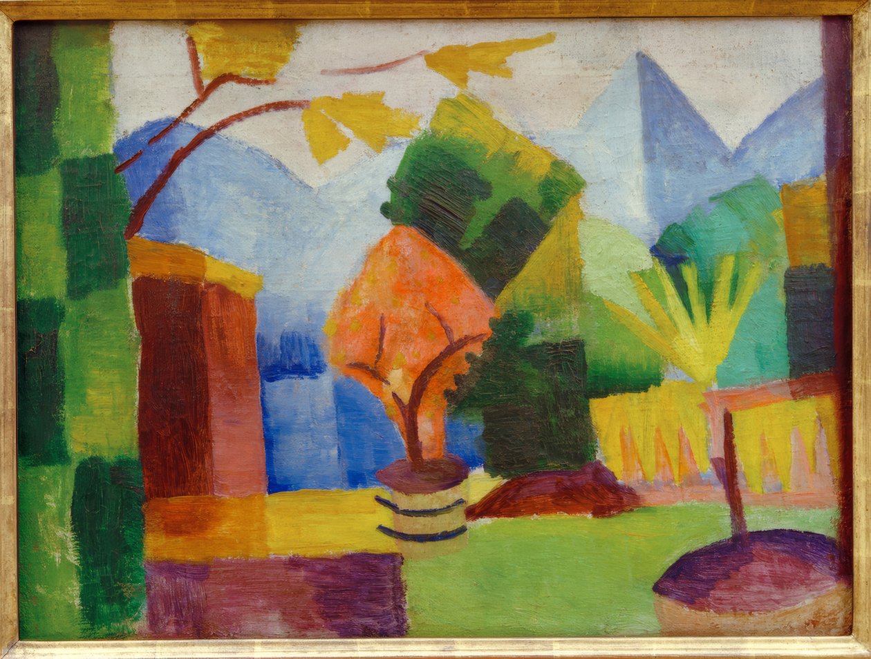 Kert a Thun-tónál alkotó: August Macke