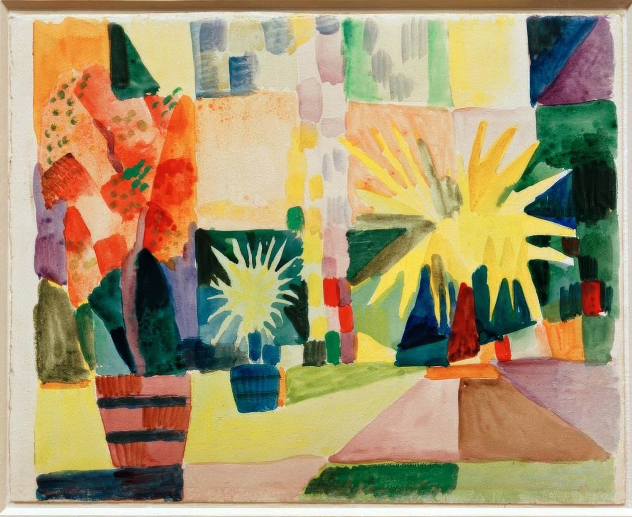 Kert a Thun-tónál alkotó: August Macke