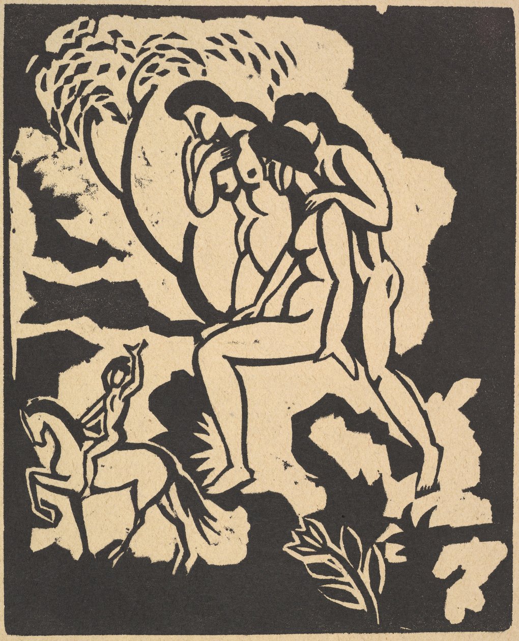 Üdvözlet, 1912. alkotó: August Macke