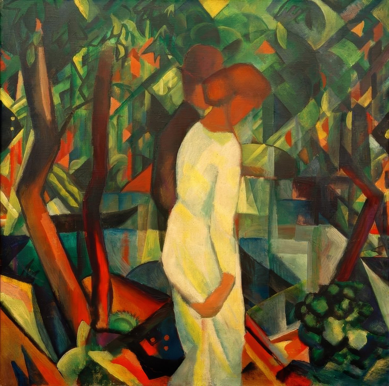Pár az erdőben alkotó: August Macke