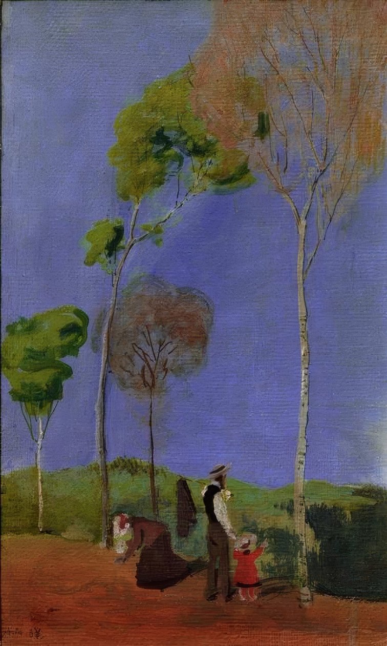 babakocsi alkotó: August Macke