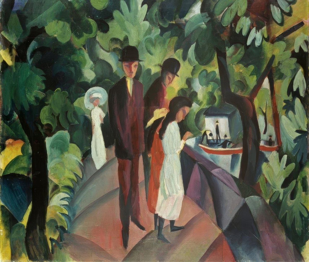 Séta a hídon alkotó: August Macke