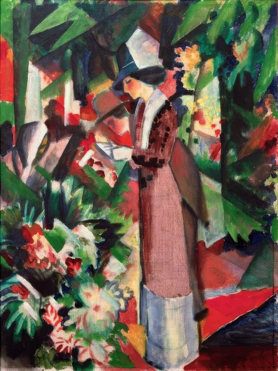 Sétálj virágokban alkotó: August Macke