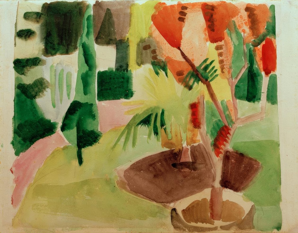 Kertünk a tó mellett 2 alkotó: August Macke