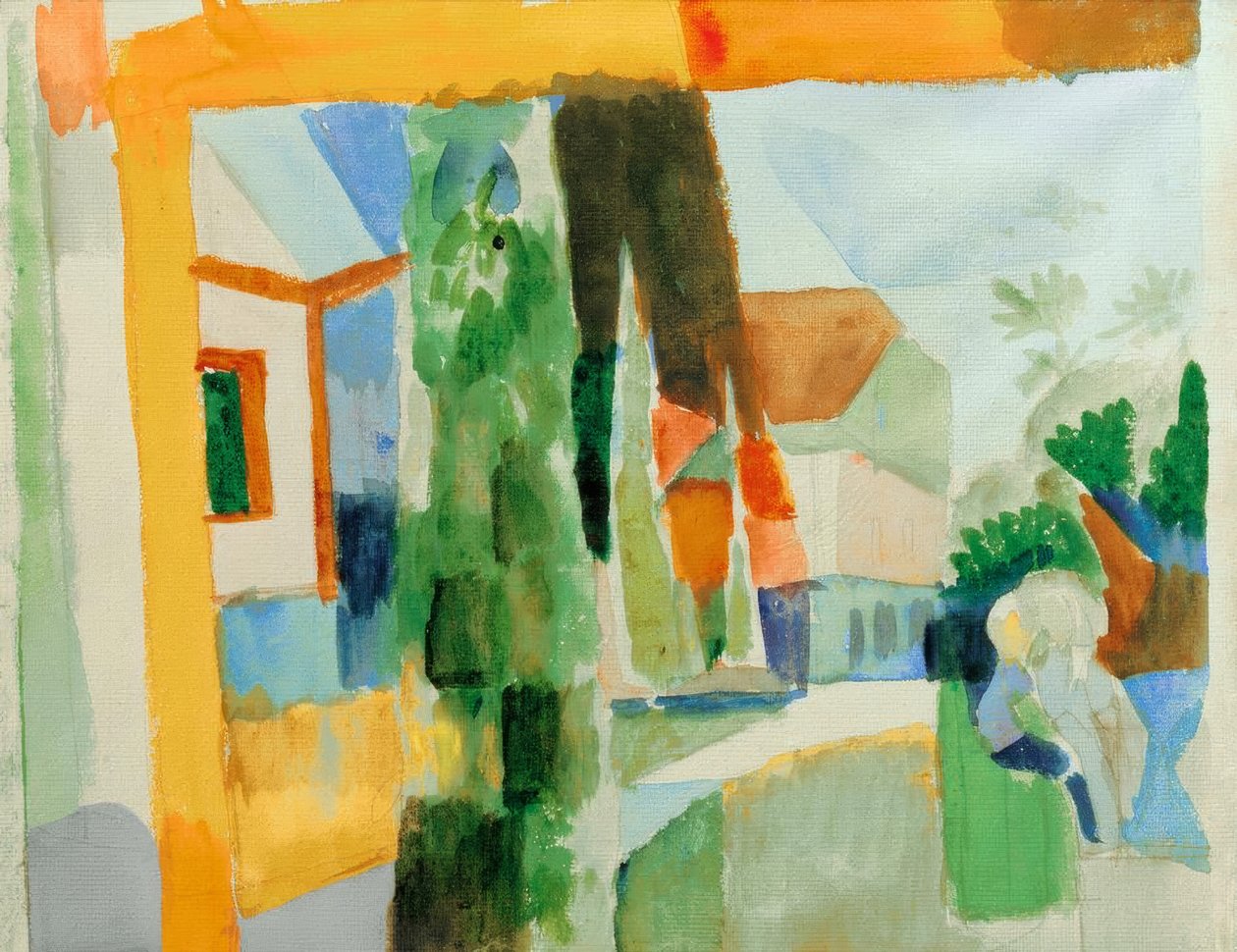 Kertünk a tó mellett 4 alkotó: August Macke
