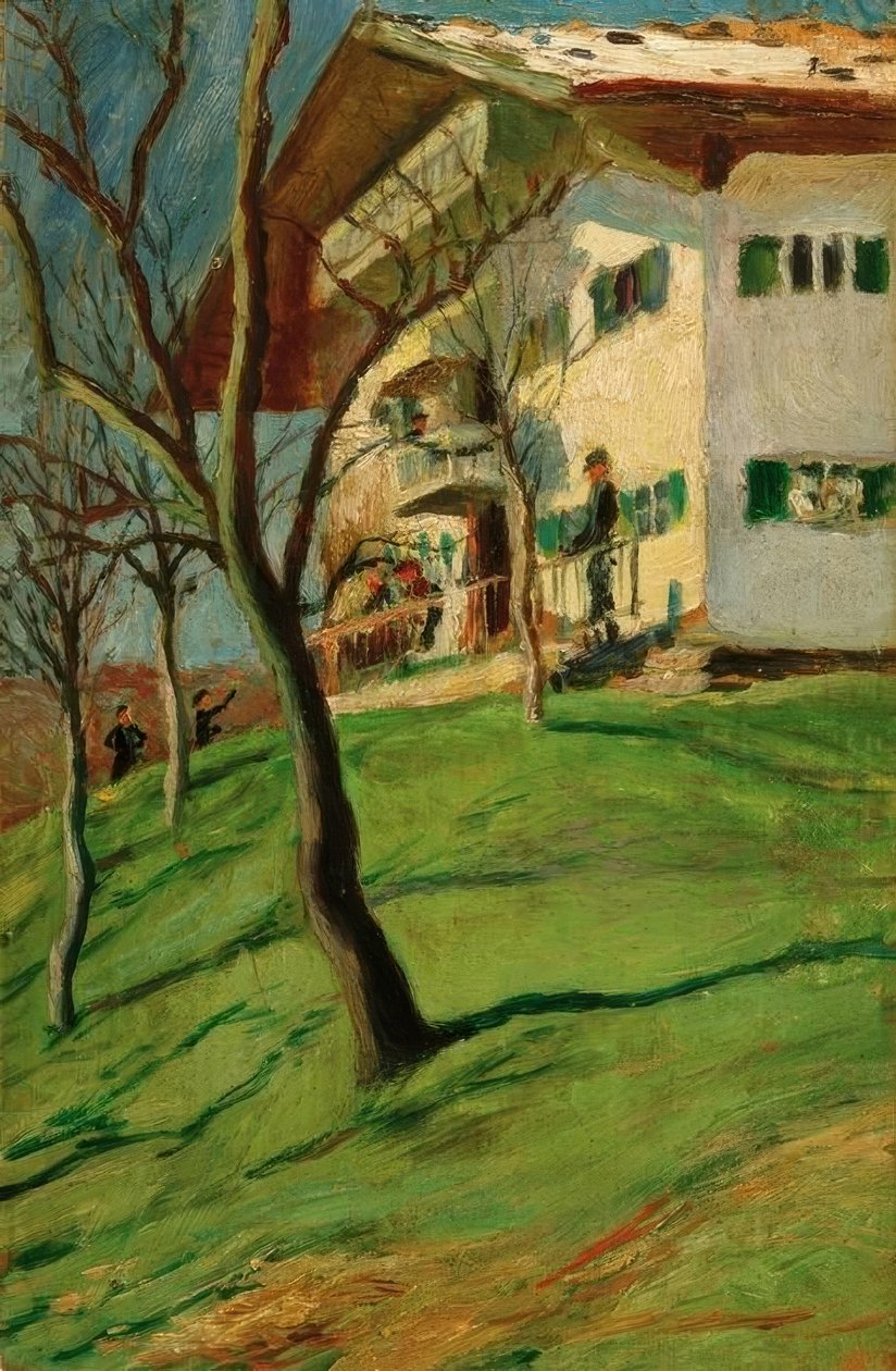 A mi kis házunk Tegernsee-ben alkotó: August Macke