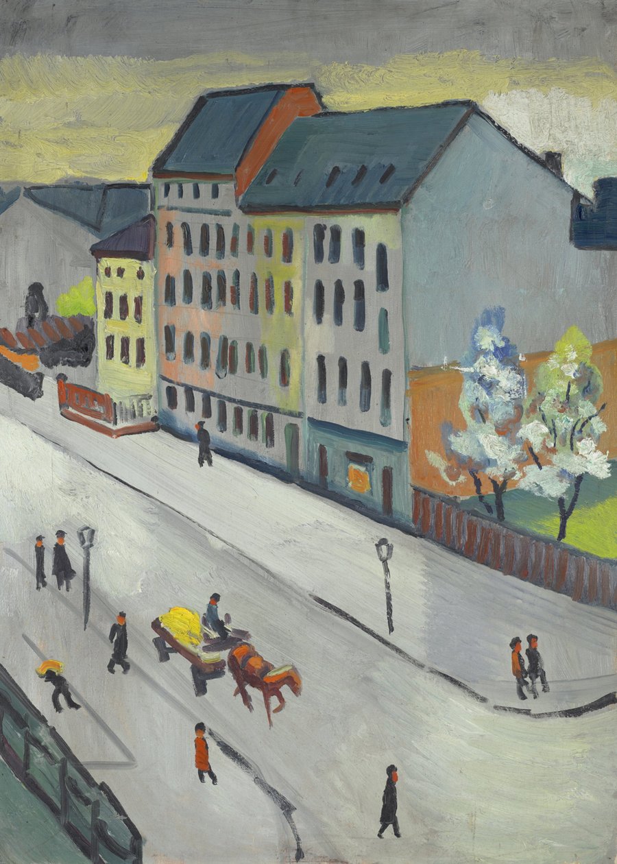 A mi utcánk szürke alkotó: August Macke