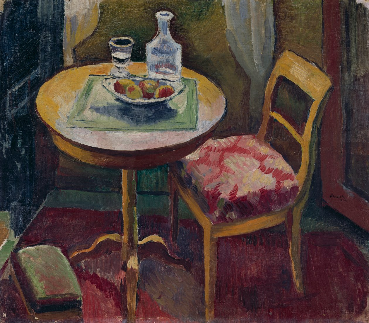Nappali sarok Tegernsee-ben alkotó: August Macke