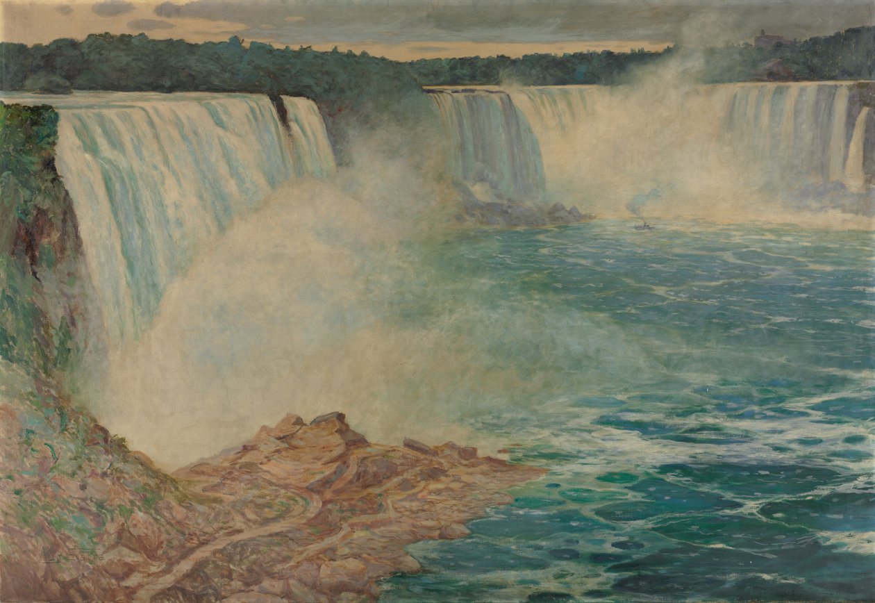Niagara vízesés alkotó: August Satra