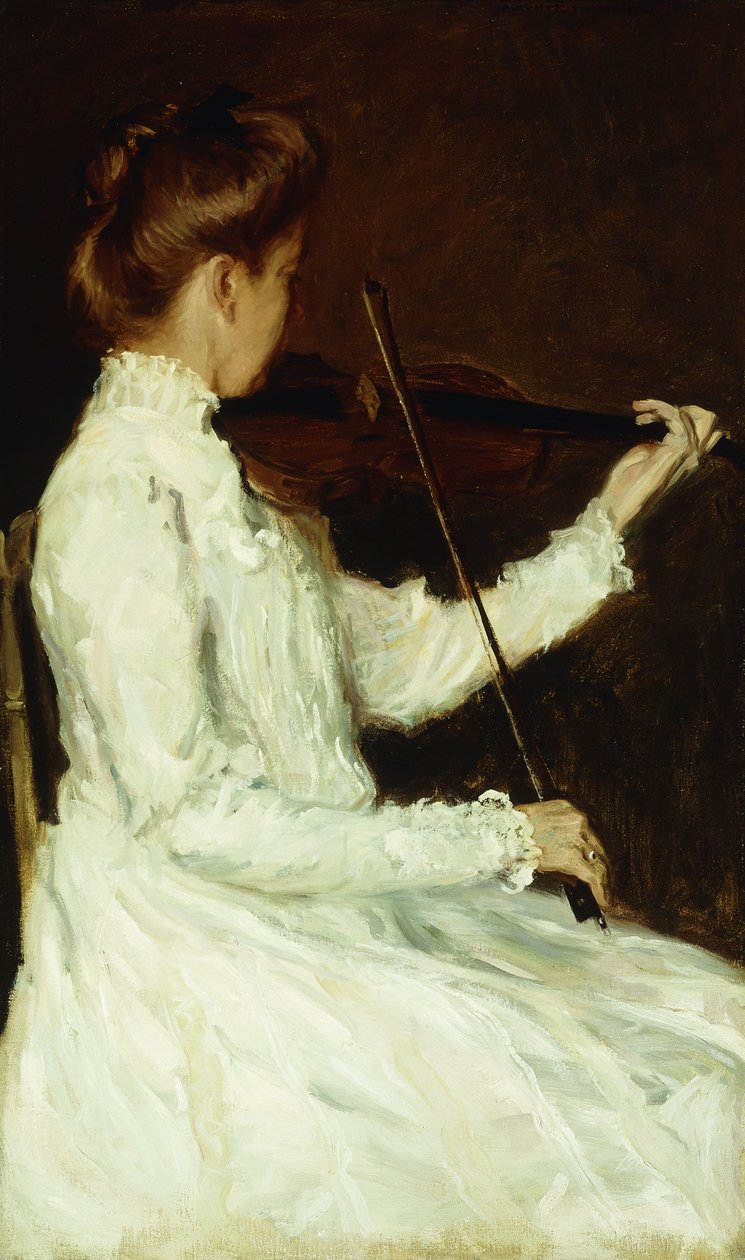 A hegedűs alkotó: August Vincent Tack
