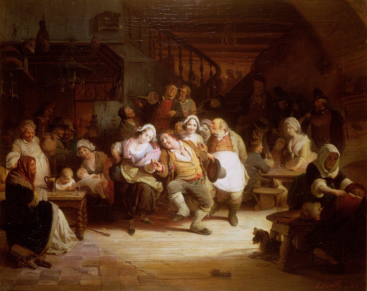 A Polka tánc alkotó: August de Wilde