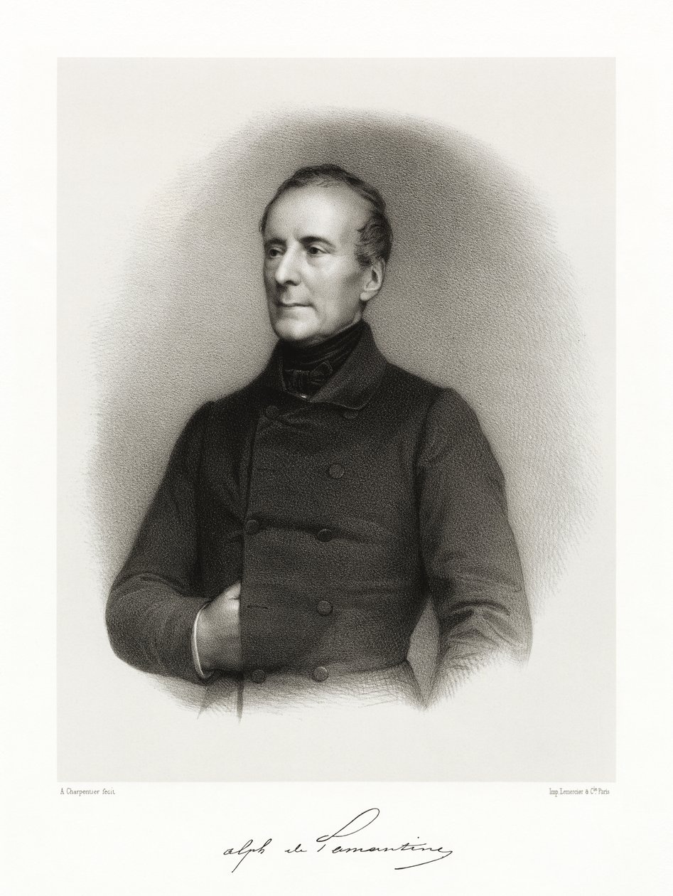 Alphonse de Lamartine, 1865-66 alkotó: Auguste Charpentier