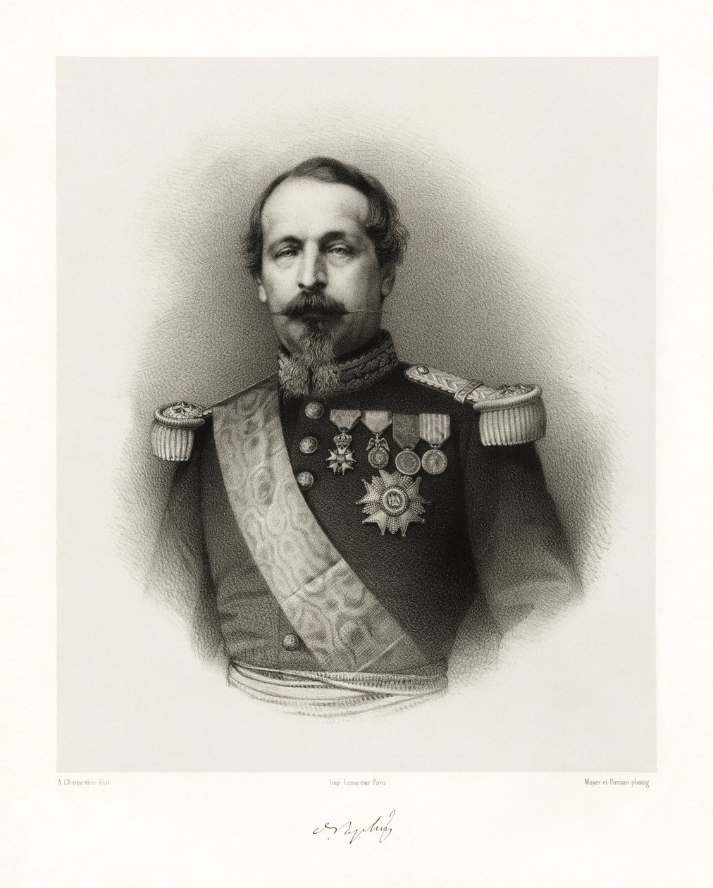Charles Louis Napoleon Bonaparte, 1865-66 alkotó: Auguste Charpentier