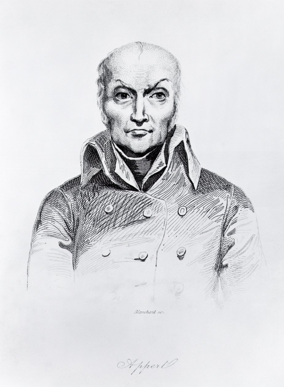 Nicolas Appert (1749-1841) portréja (bw fotó) alkotó: Auguste I Blanchard