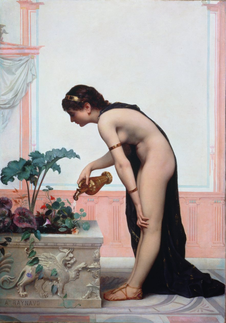 A kert öntözése alkotó: Auguste Raynaud