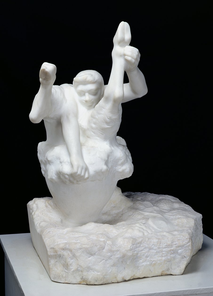 Bacchus káddal, 1904 (márvány) alkotó: Auguste Rodin