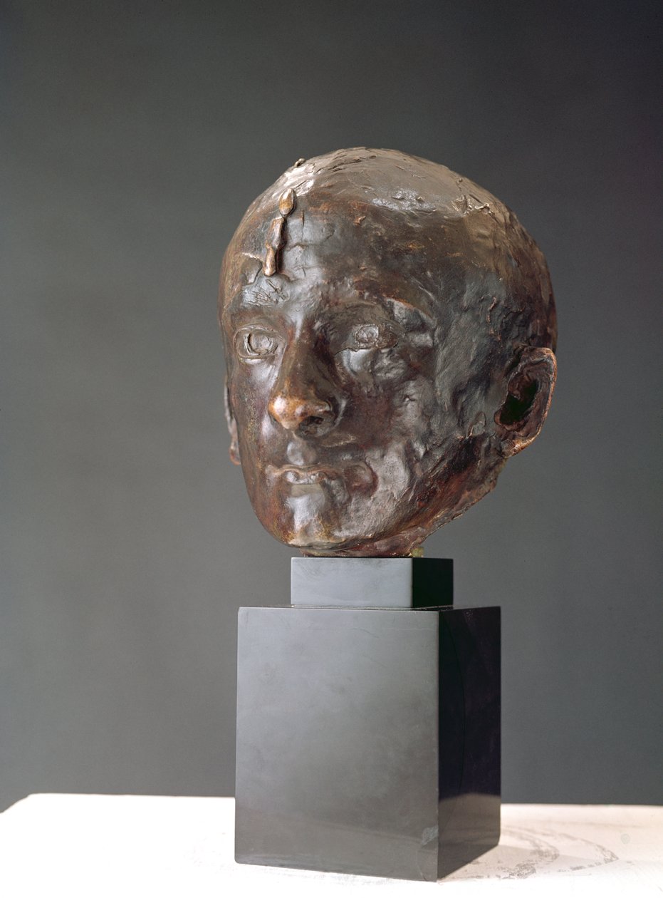 Charles Baudelaire, 1898 (bronz) alkotó: Auguste Rodin