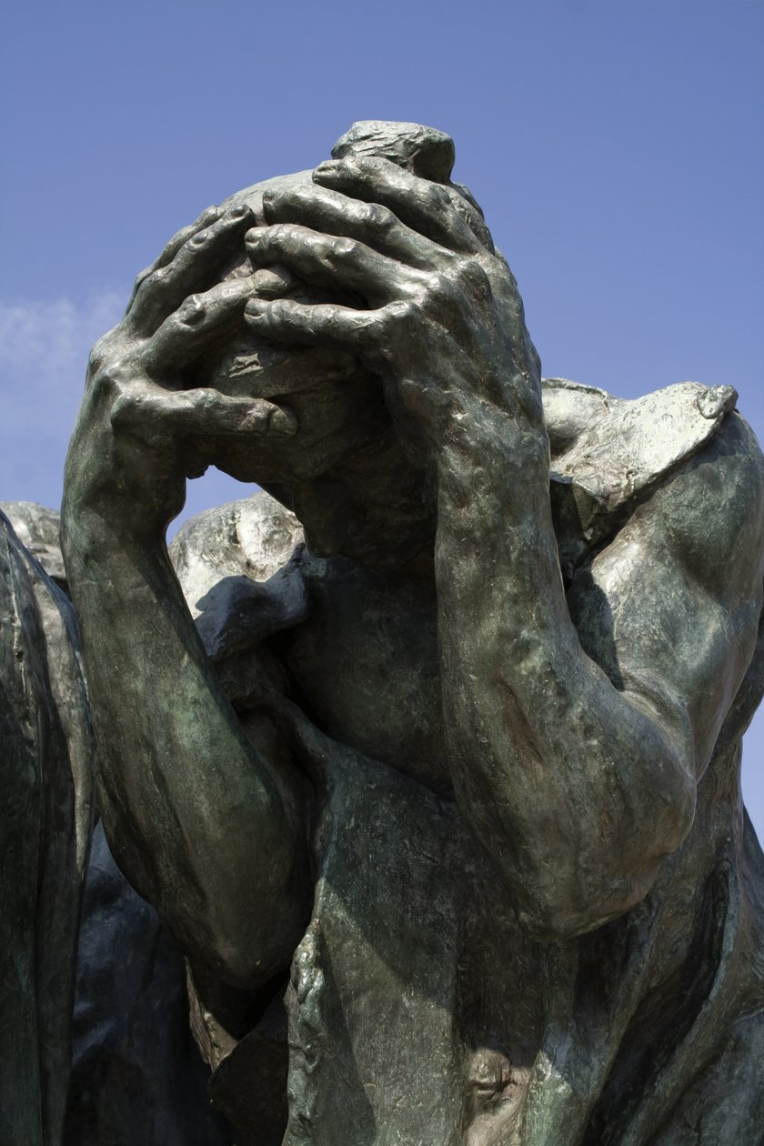 Részlet a Calais-i polgárokból, 1889-ben készült bronzból lásd 340530 alkotó: Auguste Rodin