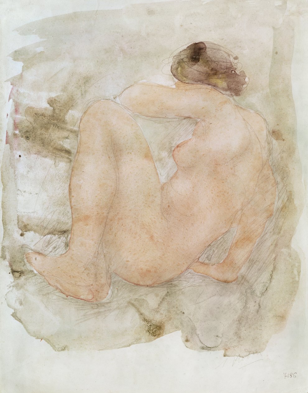 Női meztelen alkotó: Auguste Rodin