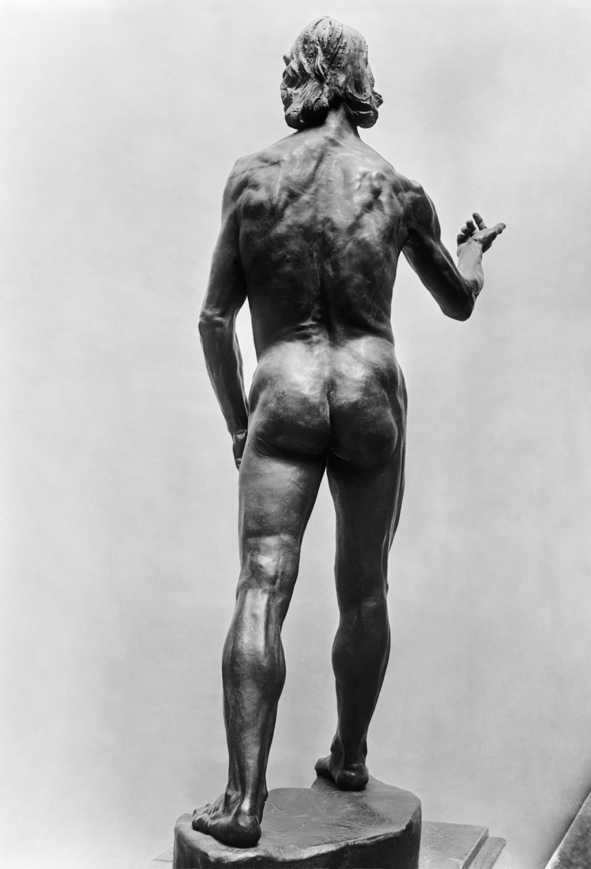 Keresztelő Szent János, hátulról nézve, 1878-80 (lásd még 279787, 279788) (bronz) alkotó: Auguste Rodin