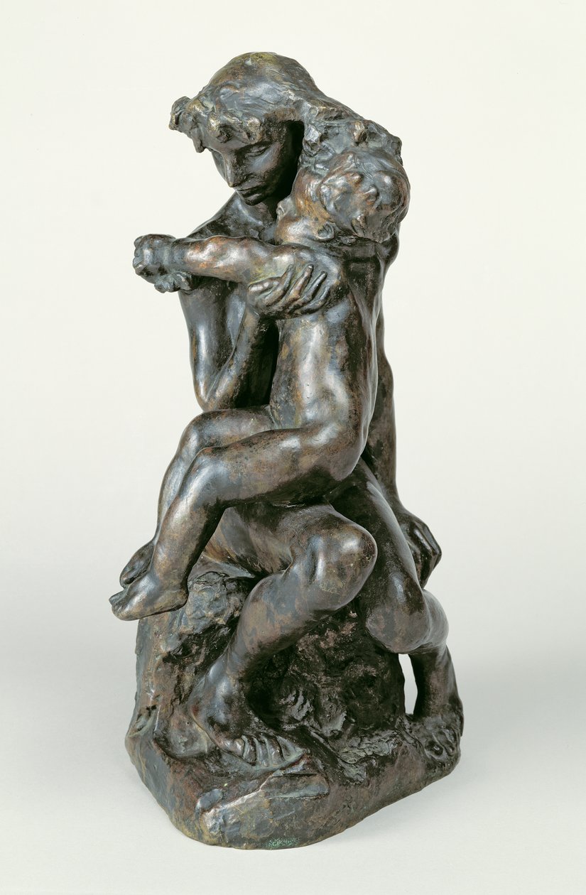 A testvér és nővér, 1890 körül (bronz) alkotó: Auguste Rodin