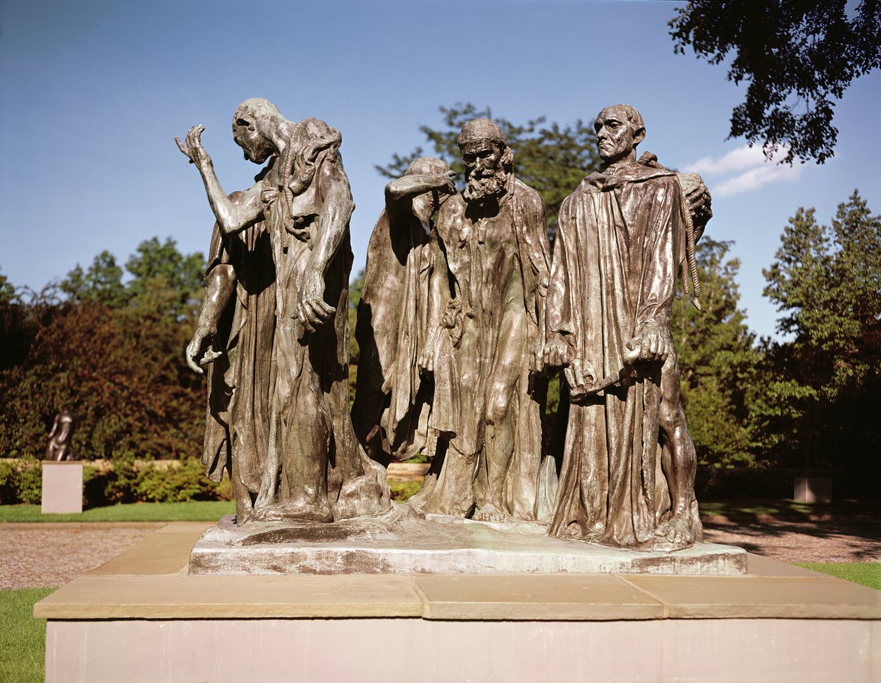 A calais-i polgárok (bronz) alkotó: Auguste Rodin