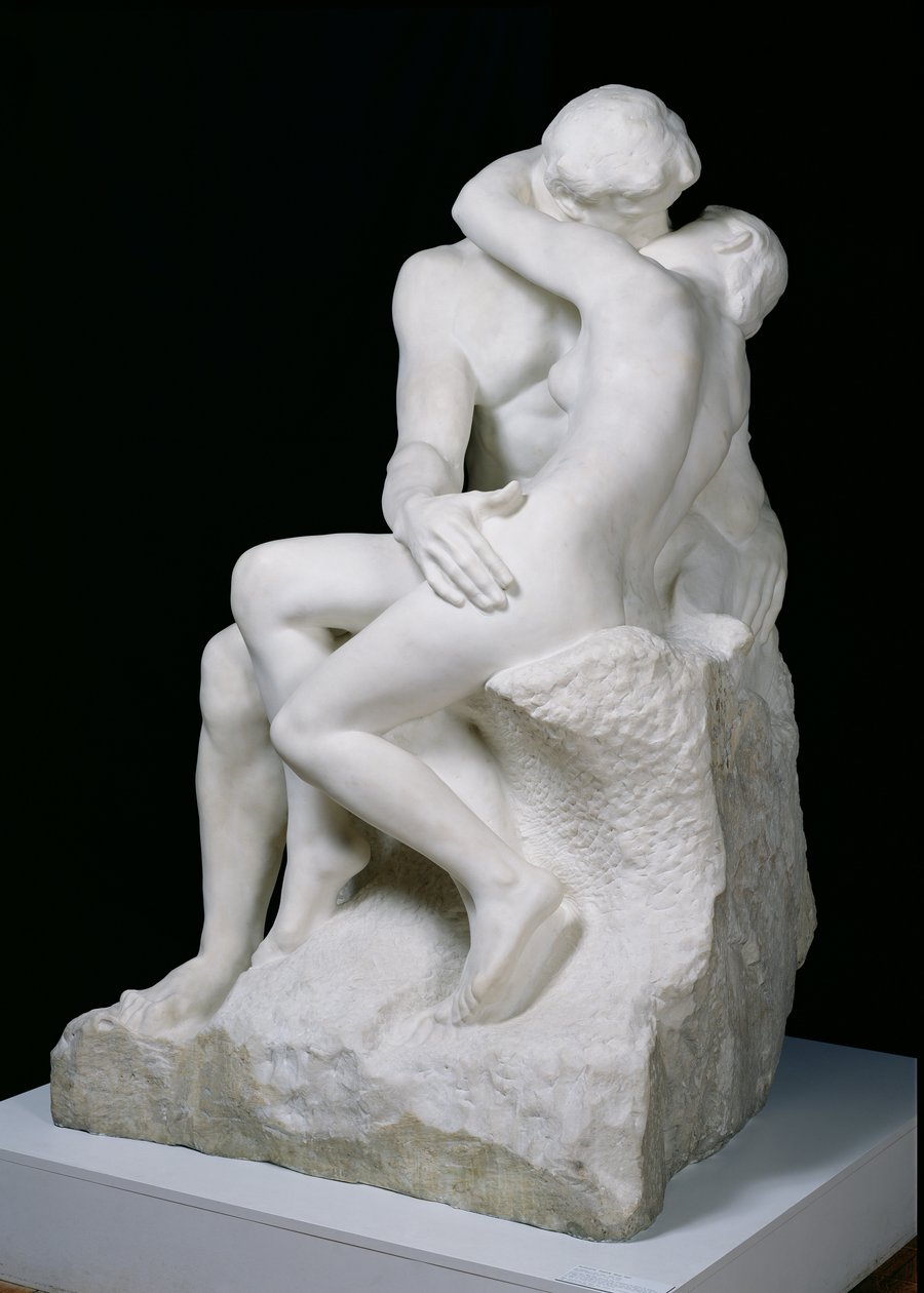 A csók, 1888-98 (márvány) alkotó: Auguste Rodin