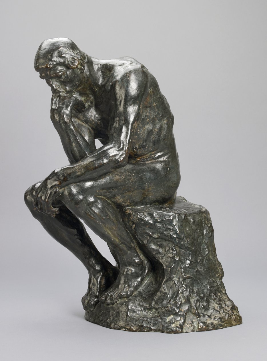 A gondolkodó (bronz) alkotó: Auguste Rodin
