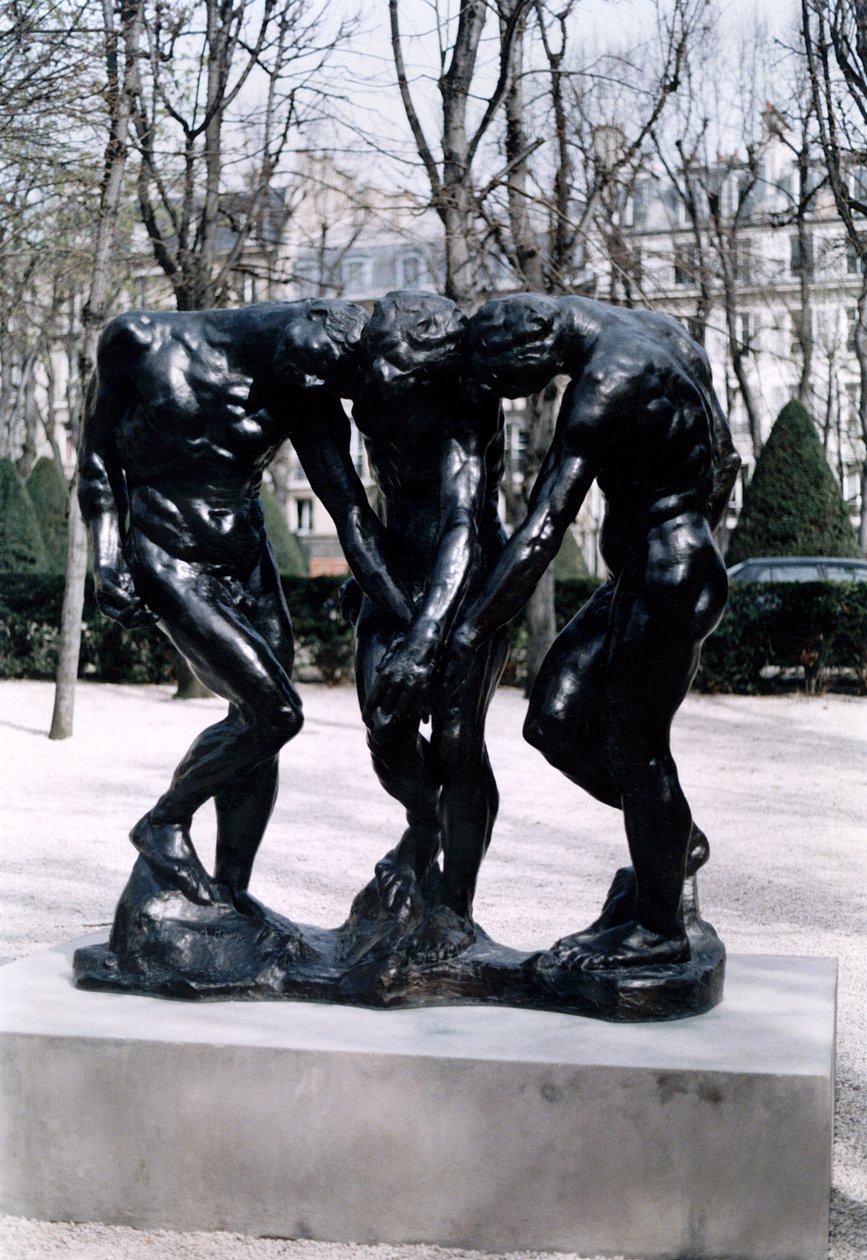 A három árnyalat, 1881 (bronz) alkotó: Auguste Rodin