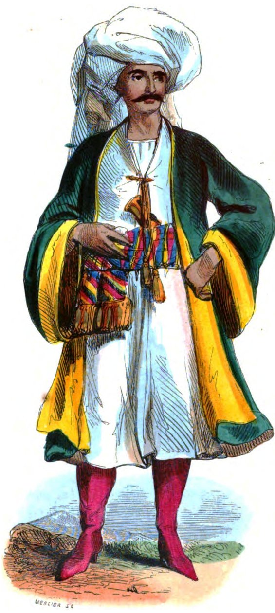 Auguste Wahlen, Mores, a világ összes népének felhasználása és viselete, 1. kötet. Kiadó La Librairie historique-artistique, 1843 alkotó: Auguste Wahlen