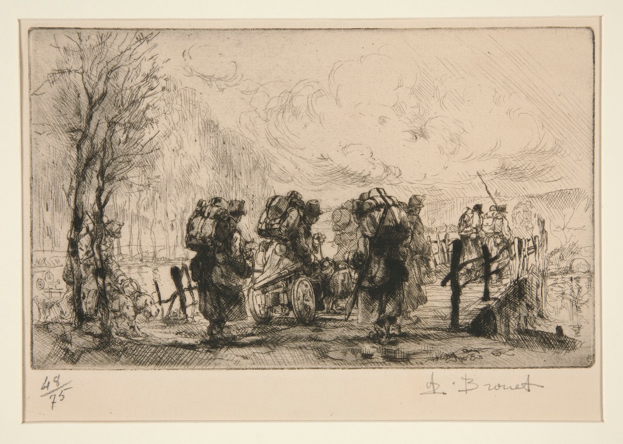 belga géppuskások alkotó: Auguste Brouet