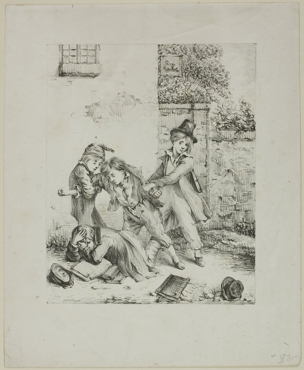 Schoolboys Fighting   1284346   hu       hungarian Successfully Translated  Original: Portrait dune femme (Portrait of A Woman). Peinture dun maitre de lest de lAllemagne (actif 16e siecle), huile sur bois Translat: Portrait d