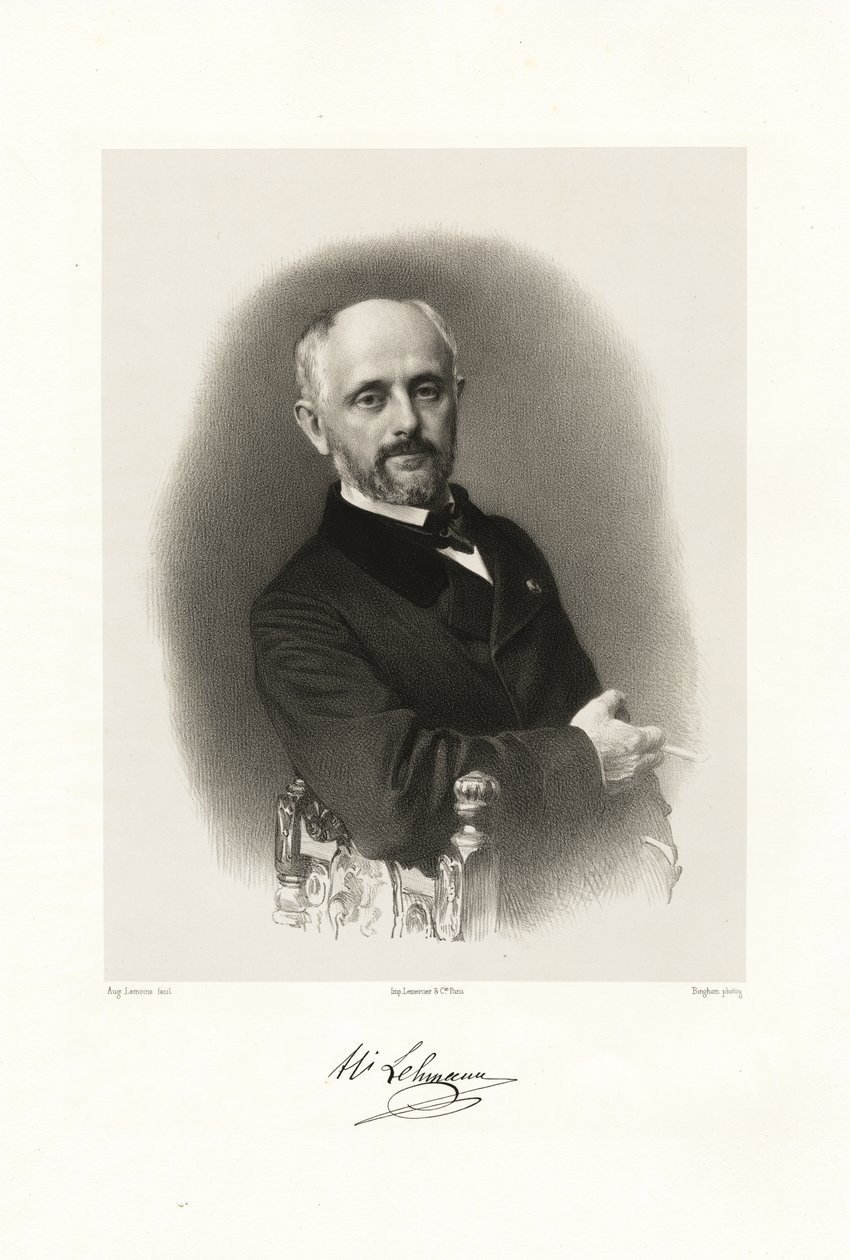 Henri Lehmann, 1865-66 alkotó: Auguste Charles Lemoine