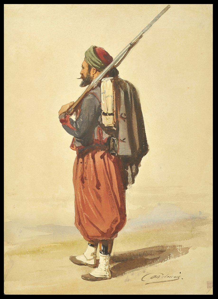 Zuáv alkotó: Auguste Delacroix