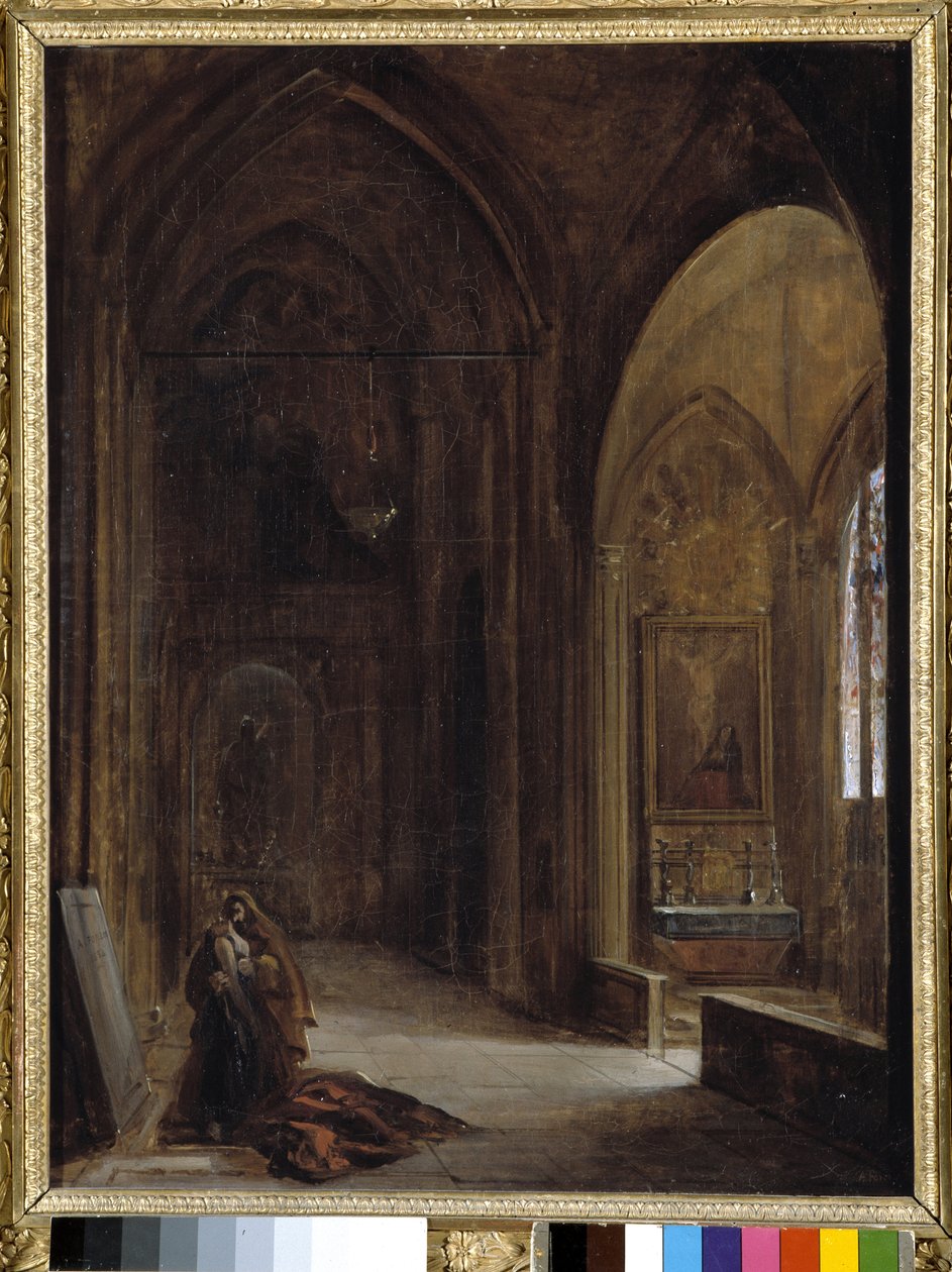 A templom belseje alkotó: Auguste Forbin