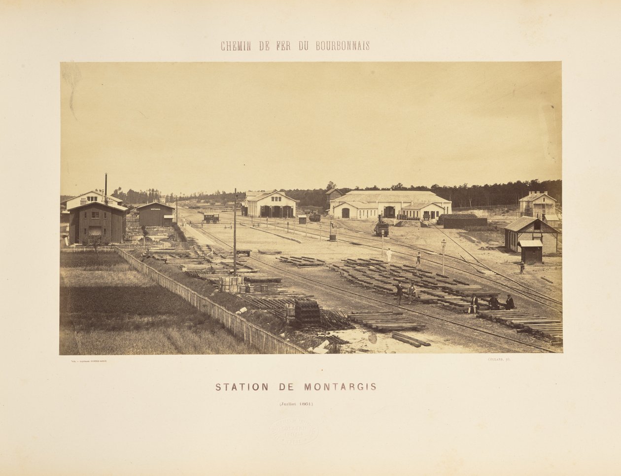 Montargis állomás alkotó: Auguste Hippolyte Collard